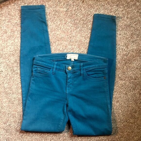 Current/Elliott The Ankle Skinny Blue Canteen Jean - Picture 2 of 8